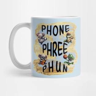 Phone Phree Phun Animal Music Sports Mug